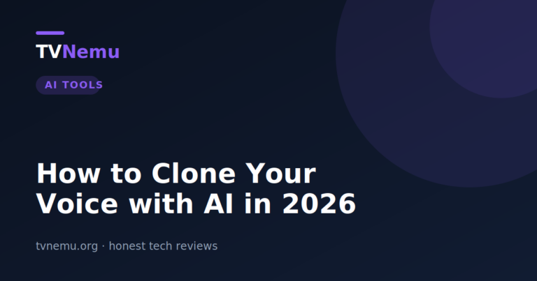 How to Clone Your Voice with AI in 2026