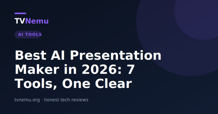Best AI Presentation Maker in 2026: 7 Tools, One Clear Winner